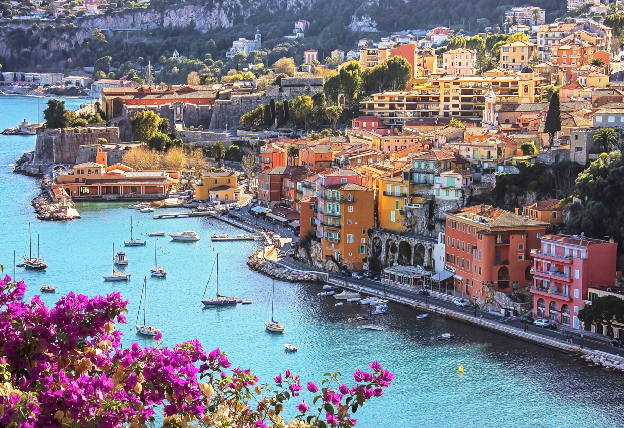 Localidad de Villefranche-sur-mer en la costa francesa (© istockphoto)