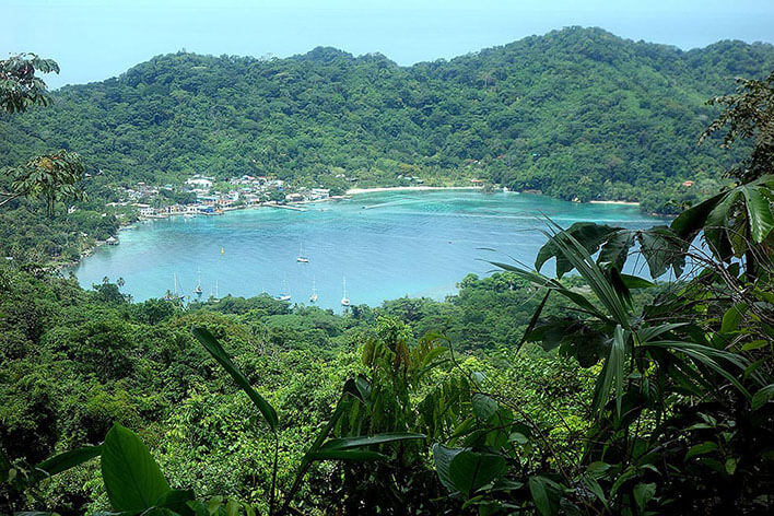 Sapzurro en el  Mar Caribe